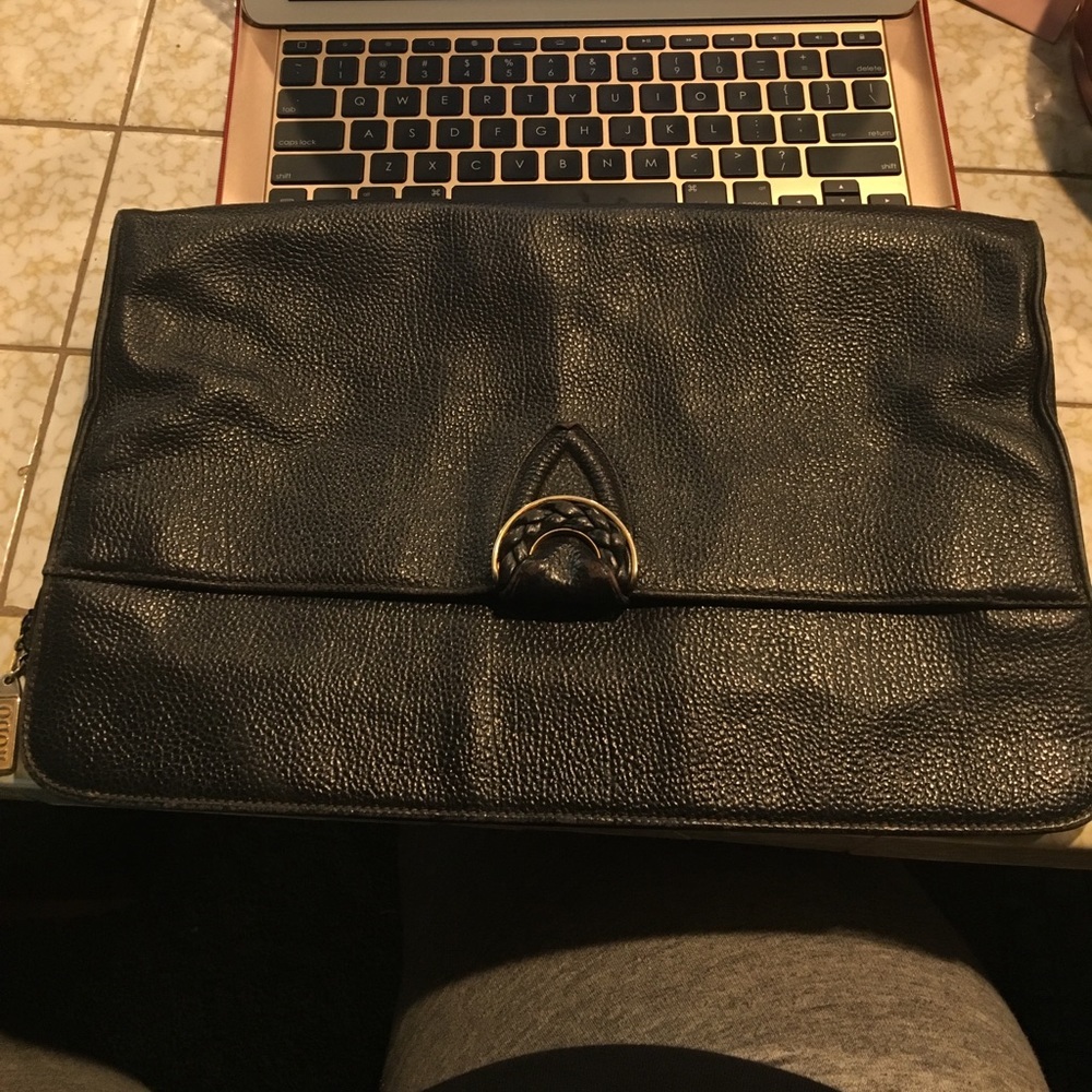 Leather clutch